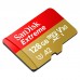 Карта пам'яті SanDisk 128GB microSD class 10 UHS-I Extreme For Action Cams and Dro (SDSQXAA-128G-GN6AA)