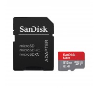 Карта пам'яті SanDisk 512GB microSDXC class 10 UHS-I Ultra (SDSQUAC-512G-GN6MA)