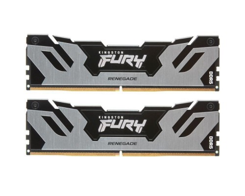 Модуль пам'яті для комп'ютера DDR5 96GB (2x48GB) 6000 MHz Renegade Silver XMP Kingston Fury (ex.HyperX) (KF560C32RSK2-96)