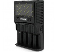 Зарядний пристрій для акумуляторів Nitecore SC4 (4 channels, LCD, Li-ion, Ni-MH, Ni-Cd, AA(R6), ААA(R03), AAAA, С(R14), 3A) (NITD4LCDSC4)
