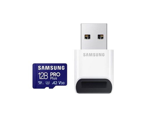 Карта пам'яті Samsung 128GB microSDXC calss 10 UHS-I V30 Pro Plus (MB-MD128SB/WW)