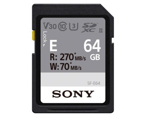 Карта пам'яті Sony 64GB SDXC class 10 UHS-II U3 V30 (SFE64A.ET4)