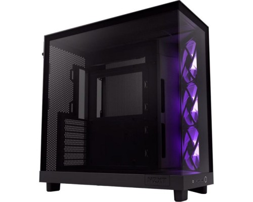Корпус для ПК NZXT H6 Flow RGB All Black (CC-H61FB-R1)