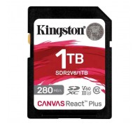 Карта пам'яті Kingston 1TB SDXC class 10 UHS-II U3 Canvas React Plus (SDR2V6/1TB)