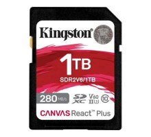 Карта пам'яті Kingston 1TB SDXC class 10 UHS-II U3 Canvas React Plus (SDR2V6/1TB)