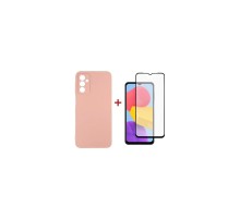 Чохол до мобільного телефона Dengos Samsung Galaxy M13 Case + Glass (Pink) (DG-KM-72)