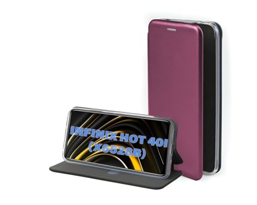 Чохол до мобільного телефона BeCover Exclusive Infinix Hot 40i (X6528B) Burgundy (711229)