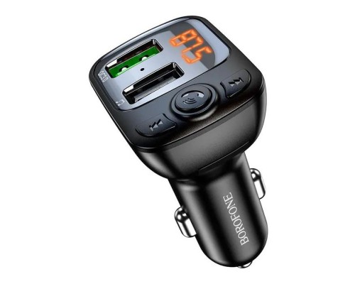 FM модулятор BOROFONE BC41, Black, Box