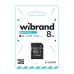 Карта пам'яті Wibrand 8GB microSD class 10 (WICDHC10/8GB-A)