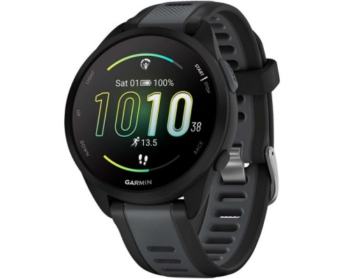 Смарт-годинник Garmin Forerunner 165 Music, Black/Slate Grey, GPS (010-02863-30)