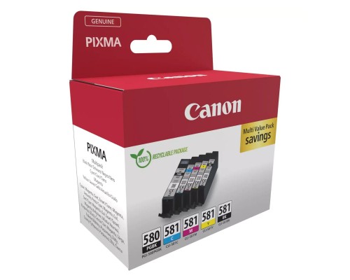 Картридж Canon PGI-580/CLI-581 BK,PBK,C,M,Y Multipack (2078C007)