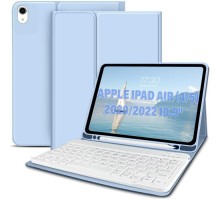 Чохол до планшета BeCover Keyboard Apple iPad Air (4/5) 2020/2022 10.9" Light Blue (711146)