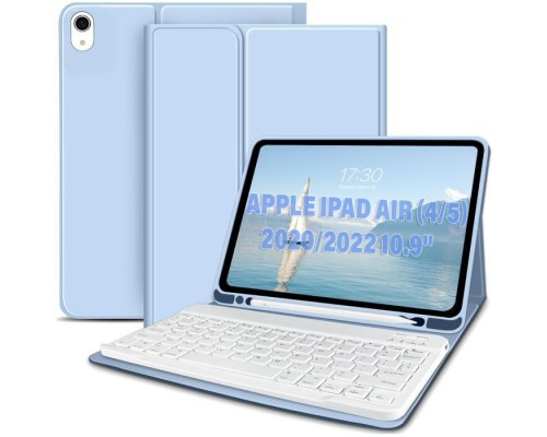 Чохол до планшета BeCover Keyboard Apple iPad Air (4/5) 2020/2022 10.9" Light Blue (711146)