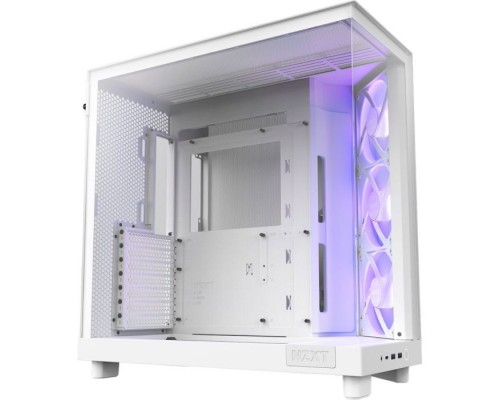 Корпус для ПК NZXT H6 Flow RGB All White (CC-H61FW-R1)