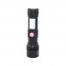 Ліхтар Quantum Adept 10W LED zoom +COB з USB+ Li-ion18650/2600mAh (QM-FL1031-18650/2600)