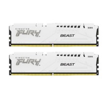 Модуль пам'яті для комп'ютера DDR5 32GB (2x16GB) 6800 MHz Beast White EXPO Kingston Fury (ex.HyperX) (KF568C34BWEK2-32)