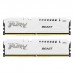 Модуль пам'яті для комп'ютера DDR5 32GB (2x16GB) 6800 MHz Beast White EXPO Kingston Fury (ex.HyperX) (KF568C34BWEK2-32)