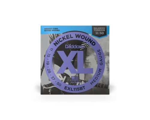 Струни для гітари D'Addario XL Nickel Wound Balanced Tension Medium (11-50) (EXL115BT)