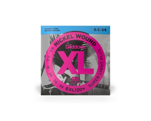 Струни для гітари D'Addario XL Nickel Wound Super Light Plus (9.5-44) (EXL120+)