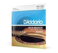 Струни для гітари D'Addario 85/15 Bronze Light 12-String (10-50) (EZ940)