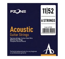 Струни для гітари Fzone Acoustic Bronze (11-52) (AT103)