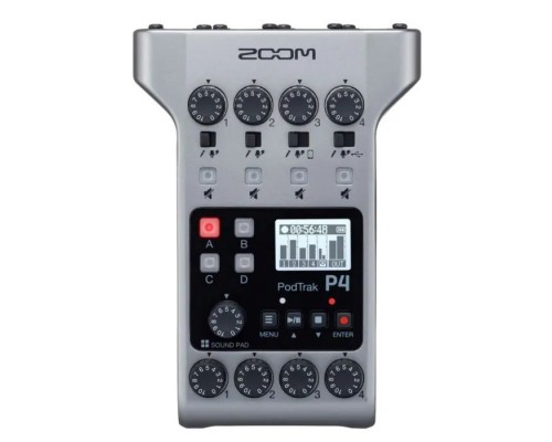 Цифровий диктофон Zoom PodTrak P4 рекордер (286994)