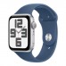Смарт-годинник Apple Watch SE 2024 GPS 44mm Silver Aluminium Case with Denim Sport Band - S/M (MXEQ3QH/A)