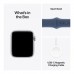 Смарт-годинник Apple Watch SE 2024 GPS 44mm Silver Aluminium Case with Denim Sport Band - S/M (MXEQ3QH/A)