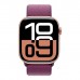 Смарт-годинник Apple Watch Series 10 GPS 46mm Rose Gold Aluminium Case with Plum Sport Loop (MWWV3QH/A)