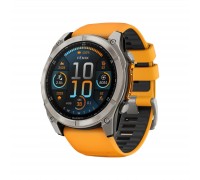 Смарт-годинник Garmin fenix 8 51mm, AMOLED, Saph, Ti/Bare/Grpht, SparkOrg/GrphtBd, (010-02905-11)