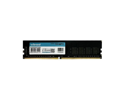 Модуль пам'яті для комп'ютера DDR4 16GB 3200 MHz Wibrand (WI3200DDR4D/16GB)