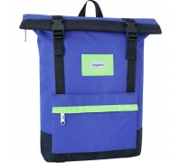 Рюкзак для ноутбука Bagland 15" Holder 25L, roll top, 0051666, blue/black (1065919121)