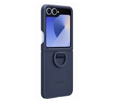 Чохол до мобільного телефона Samsung Silicone Cover with Ring Samsung Galaxy Flip 6 Navy (EF-PF741TNEGUA)