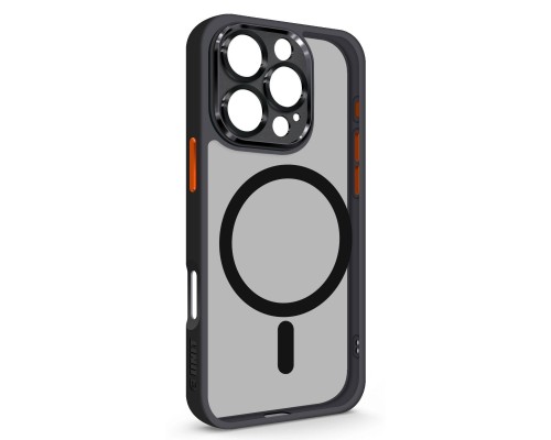 Чохол до мобільного телефона Armorstandart Unit MagSafe SE Apple iPhone 16 Pro Black Orange (ARM81147)