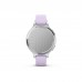 Смарт-годинник Garmin Lily 2 Active, Silver/Jasmine Purple, Silicone, (010-02891-01)