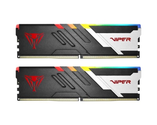 Модуль пам'яті для комп'ютера DDR5 64GB (2x32GB) 6000 MHz Viper Venom RGB Patriot (PVVR564G600C36K)