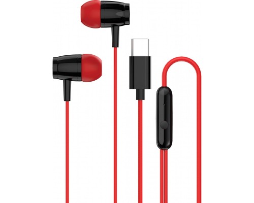 Навушники Canyon SEP-5 Type-C Red (CNS-CEP5R)