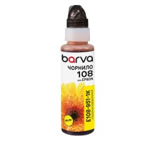 Чорнило Barva Epson 108 100 мл, Yellow, флакон OneKey (1K) (E108-951-1K)
