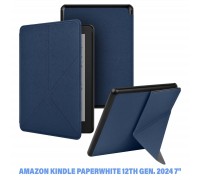 Чохол до електронної книги BeCover Ultra Slim Origami Amazon Kindle Paperwhite 12th Gen. 2024 7″ Deep Blue (712838)