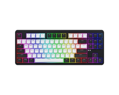 Клавіатура Hator Rockfall 3 Mecha TKL QMK/VIA Orange Wireless Black (HTK850UA)