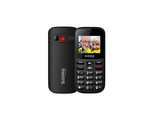 Мобільний телефон Sigma Comfort 50 EASY TYPE-C Black (4827798585214)