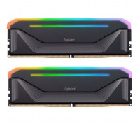 Модуль пам'яті для комп'ютера DDR5 32GB (2x16GB) 5600 MHz NOX RGB Black Apacer (AH5U32G56C522NBAA-2)