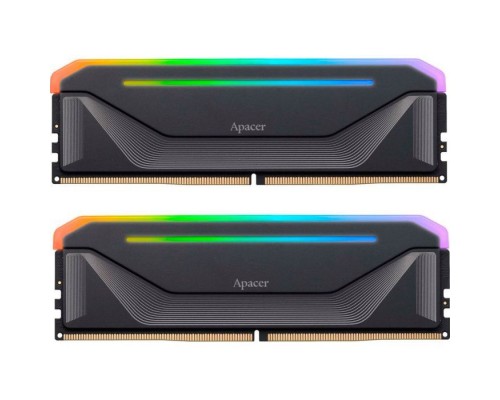 Модуль пам'яті для комп'ютера DDR5 32GB (2x16GB) 5600 MHz NOX RGB Black Apacer (AH5U32G56C522NBAA-2)