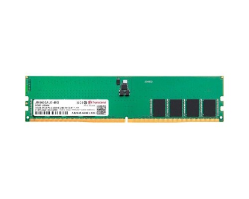 Модуль пам'яті для комп'ютера DDR5 48GB 5600 MHz Transcend (JM5600ALE-48G)