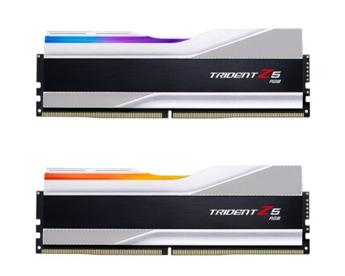 Модуль пам'яті для комп'ютера DDR5 32GB (2x16GB) 7200 MHz Trident Z5 RGB Matte White G.Skill (F5-7200J3445G16GX2-TZ5RW)