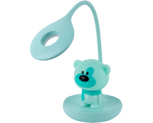 Настільна лампа Kite Bear LED з акумулятором, зелена (K24-492-2-4)