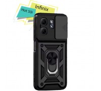 Чохол до мобільного телефона BeCover Military Infinix Hot 50i (X6531) Black (713047)
