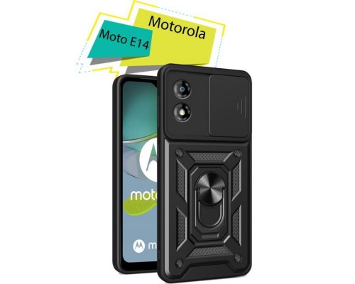 Чохол до мобільного телефона BeCover Military Motorola Moto E14 Black (713052)