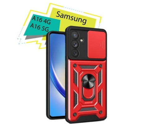 Чохол до мобільного телефона BeCover Military Samsung Galaxy A16 4G SM-A165/A16 5G SM-A166 Red (713071)