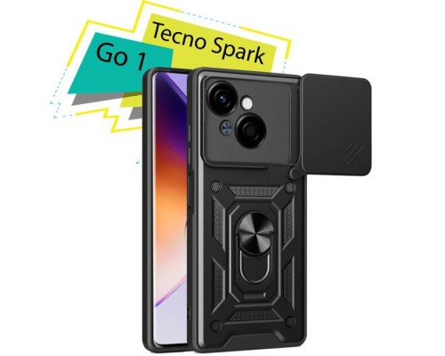 Чохол до мобільного телефона BeCover Military Tecno Spark Go 1 (KL4) Black (713073)